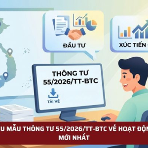 TẢI VỀ BIỂU MẪU THÔNG TƯ 55/2026/TT-BTC VỀ HOẠT ĐỘNG ĐẦU TƯ MỚI NHẤT