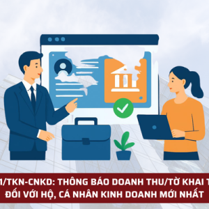 MẪU SỐ 01/TKN-CNKD: THÔNG BÁO DOANH THU/TỜ KHAI THUẾ NĂM ĐỐI VỚI HỘ, CÁ NHÂN KINH DOANH MỚI NHẤT