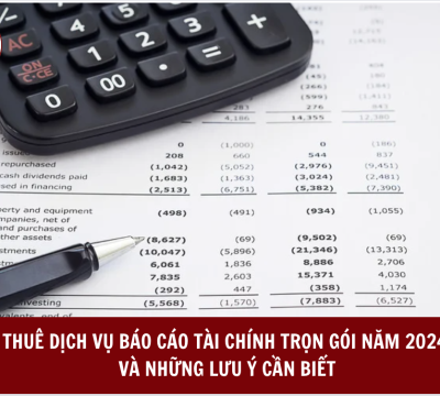 THUÊ DỊCH VỤ BÁO CÁO TÀI CHÍNH TRỌN GÓI NĂM 2024 VÀ NHỮNG LƯU Ý CẦN BIẾT