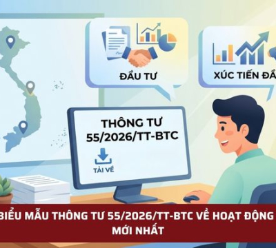 TẢI VỀ BIỂU MẪU THÔNG TƯ 55/2026/TT-BTC VỀ HOẠT ĐỘNG ĐẦU TƯ MỚI NHẤT