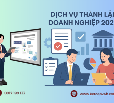 DỊCH VỤ THÀNH LẬP DOANH NGHIỆP 2026 TRỌN GÓI – NHANH CHÓNG