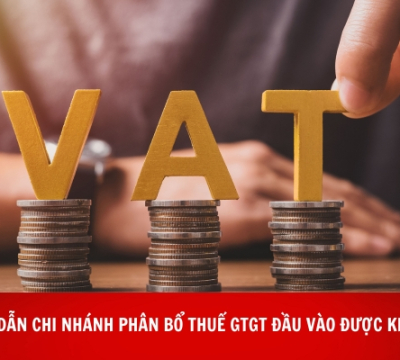 CÔNG VĂN 7485/CTDAN-TTHT: HƯỚNG DẪN CHI NHÁNH PHÂN BỔ THUẾ GTGT ĐẦU VÀO ĐƯỢC KHẤU TRỪ