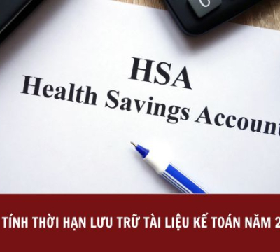 TÍNH THỜI HẠN LƯU TRỮ TÀI LIỆU KẾ TOÁN NĂM 2023 TỪ THỜI ĐIỂM NÀO?