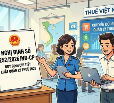 CHÍNH THỨC BAN HÀNH NGHỊ ĐỊNH 252/2026/NĐ-CP HƯỚNG DẪN LUẬT QUẢN LÝ THUẾ MỚI NHẤT