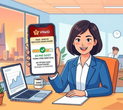HƯỚNG DẪN ĐĂNG KÝ ĐỊNH DANH DOANH NGHIỆP TRÊN VNEID MỚI NHẤT 2026