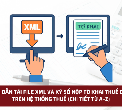 HƯỚNG DẪN TẢI FILE XML VÀ KÝ SỐ NỘP TỜ KHAI THUẾ ĐIỆN TỬ TRÊN HỆ THỐNG THUẾ (CHI TIẾT TỪ A–Z)